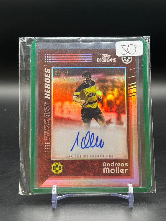 2024 Topps Decades Andreas Möller Red Auto 07/10
