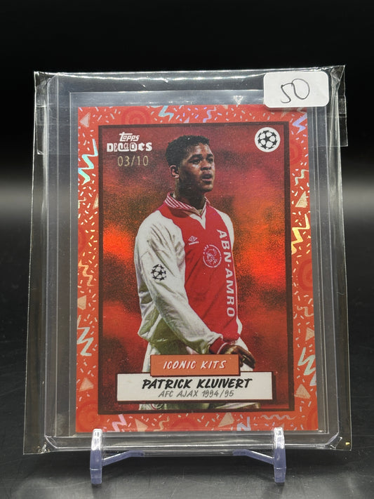 2024 Topps Decades Patrick Kluivert Red 03/10