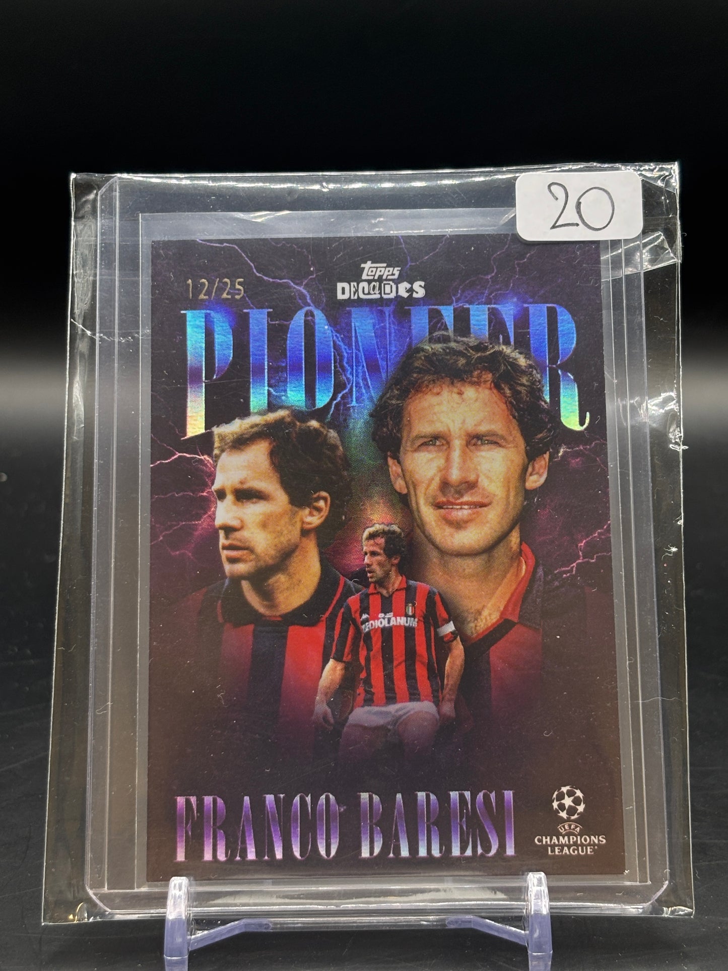 2024 Topps Decades Franco Baresi Purple 12/25