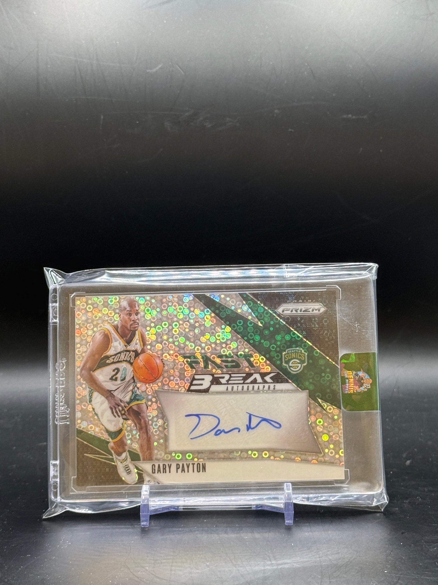 2024-25 Panini Prizm NBA Gary Payton Seattle Sonics Fast Break Disco Auto
