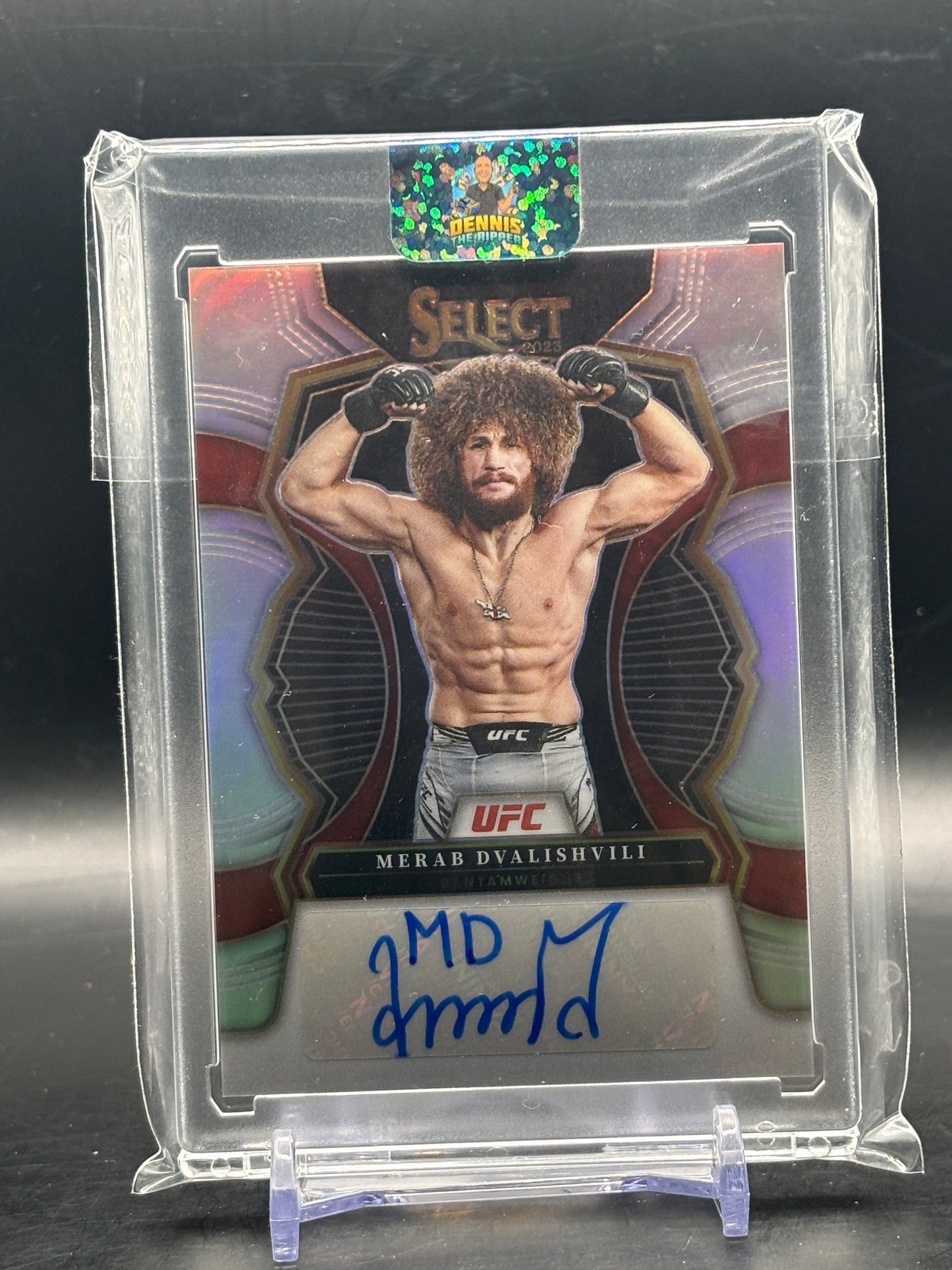 2023 Panini Select UFC Merab Dvalishvili Auto