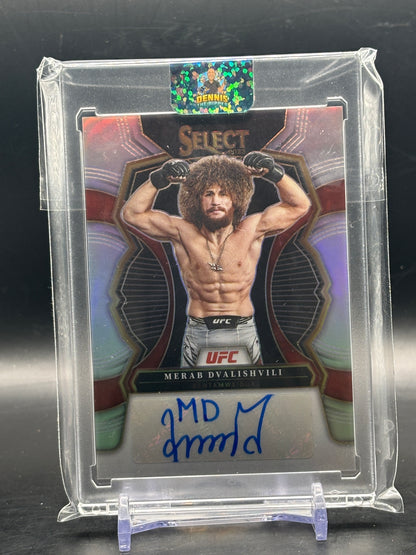 2023 Panini Select UFC Merab Dvalishvili Auto