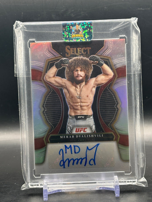 2023 Panini Select UFC Merab Dvalishvili Auto