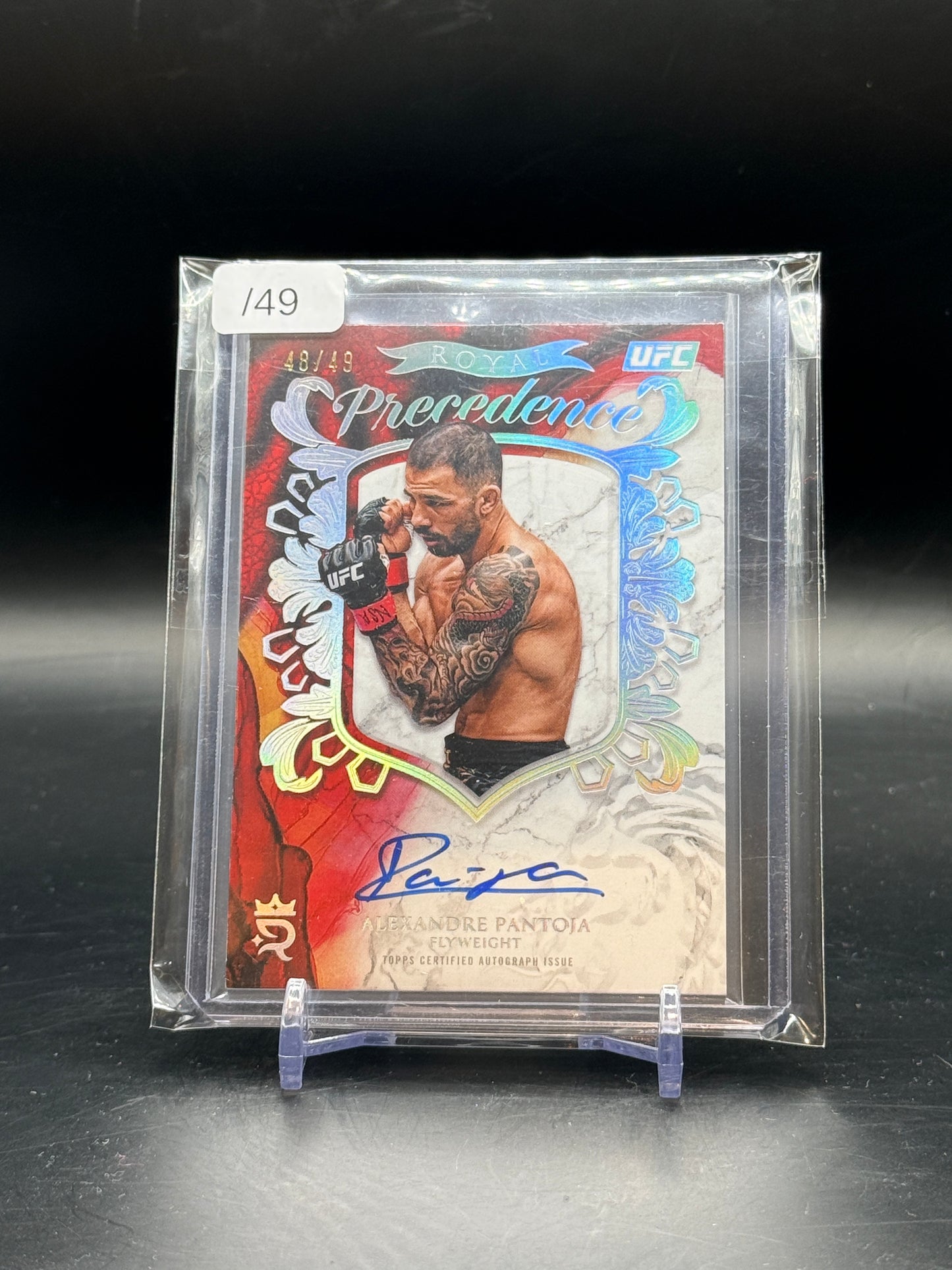 2025 Topps Royalty Collection UFC Alexandre Pantoja Auto 48/49