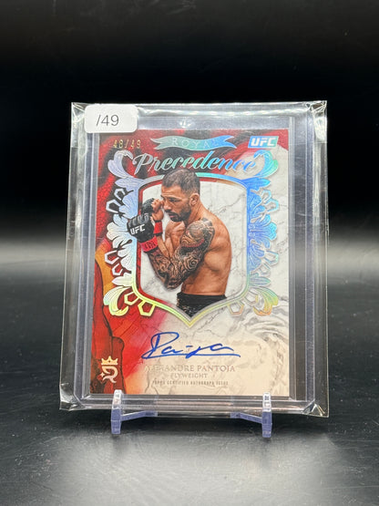 2025 Topps Royalty Collection UFC Alexandre Pantoja Auto 48/49