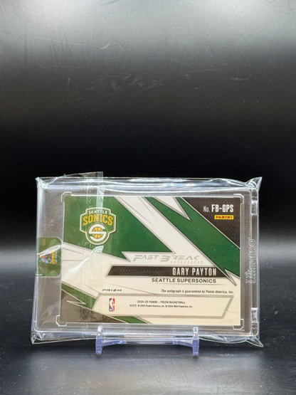 2024-25 Panini Prizm NBA Gary Payton Seattle Sonics Fast Break Disco Auto