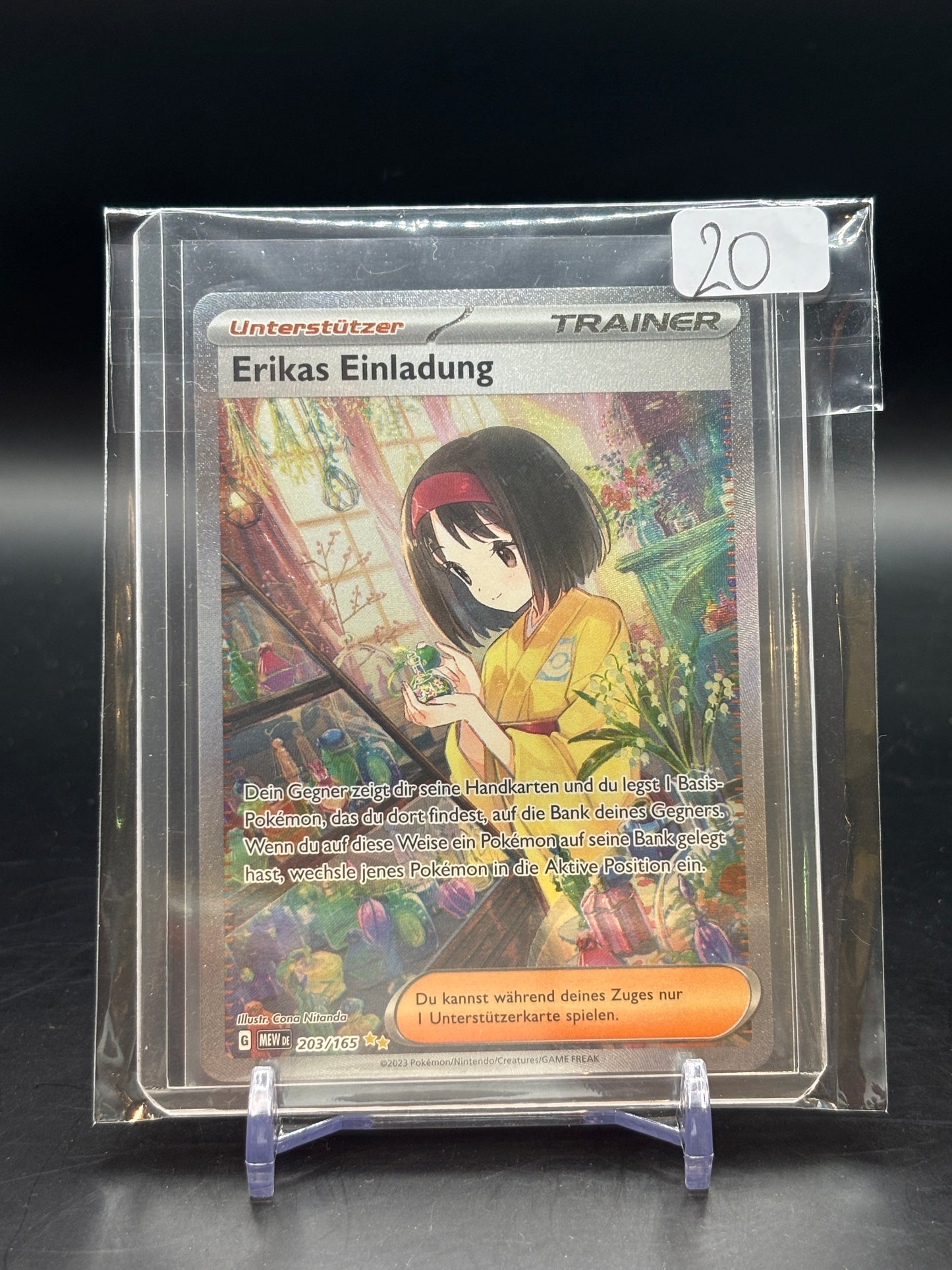 Pokemon 151 Erikas Einladug Alt Art 203/165