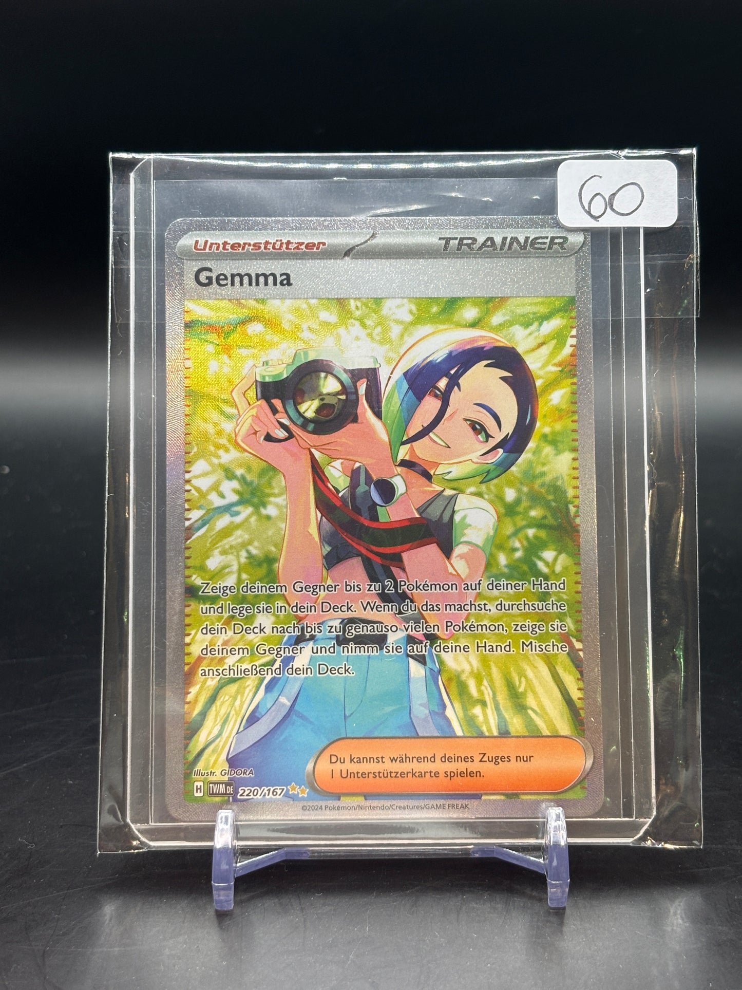Pokemon Maskerade im Zwielicht Gemma Alt Art 220/167 NM
