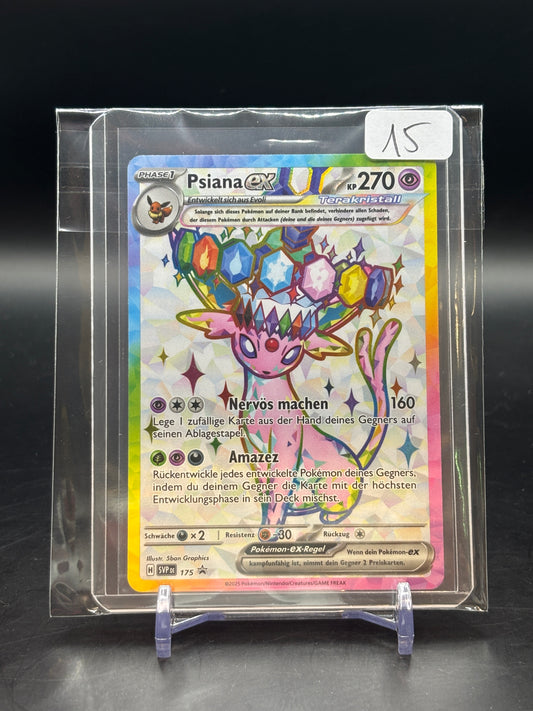 Pokemon promo Psiana ex Full Art SVP175 NM