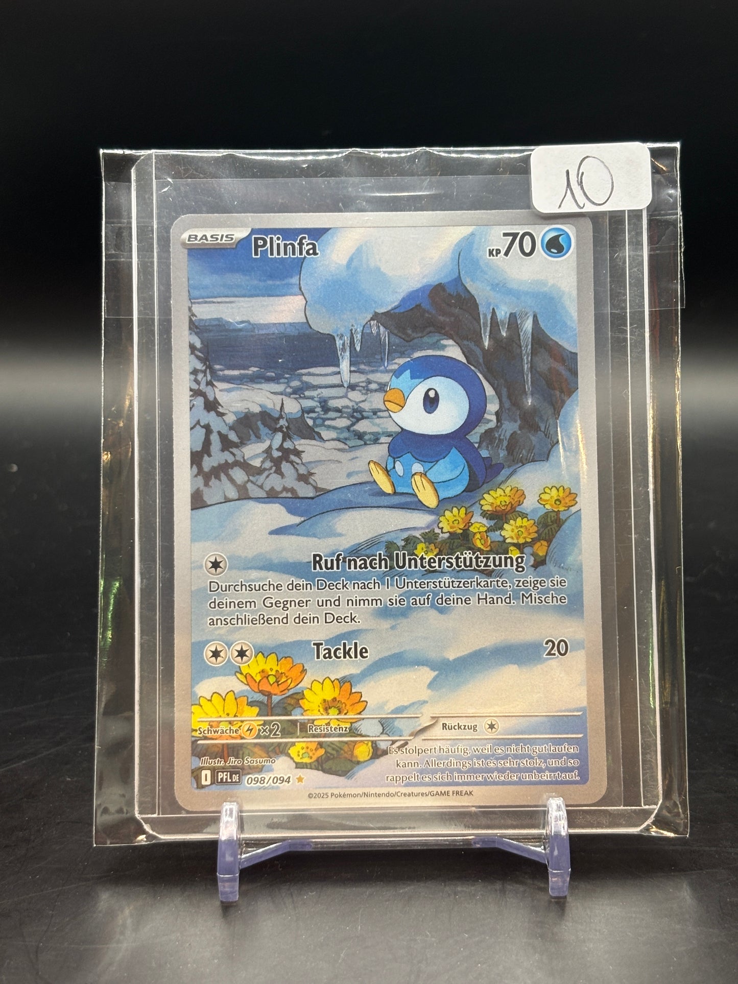 Pokemon Fatale Flammen Plinfa Illustration Rare 098/094 NM