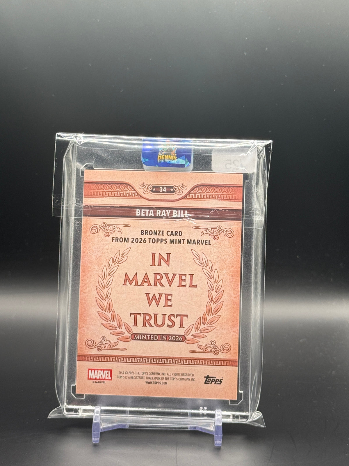 2026 Topps Mint Marvel Beta Ray Bill Orange 23/25