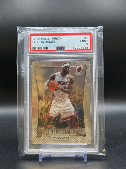 2012 Panini Prizm NBA LeBron James Miami Heat PSA 9 47727948