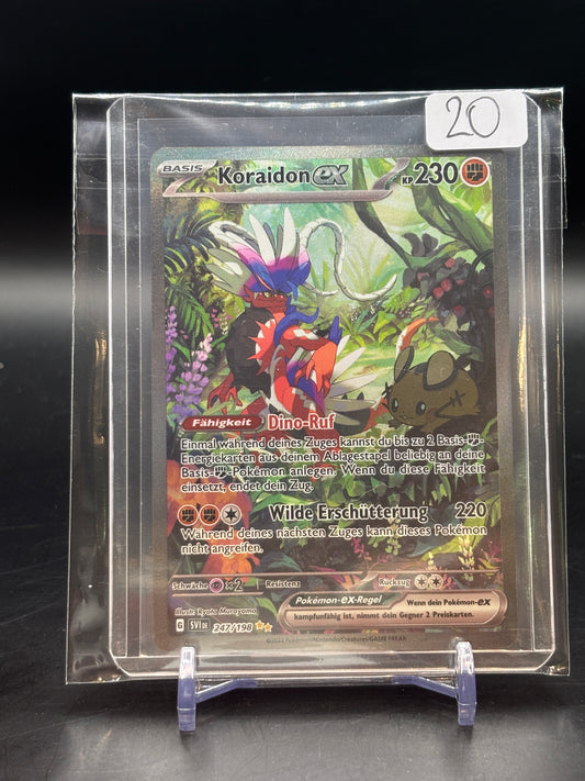 Pokemon Karmesin Purpur Koraidon ex Alt Art 247/198 NM