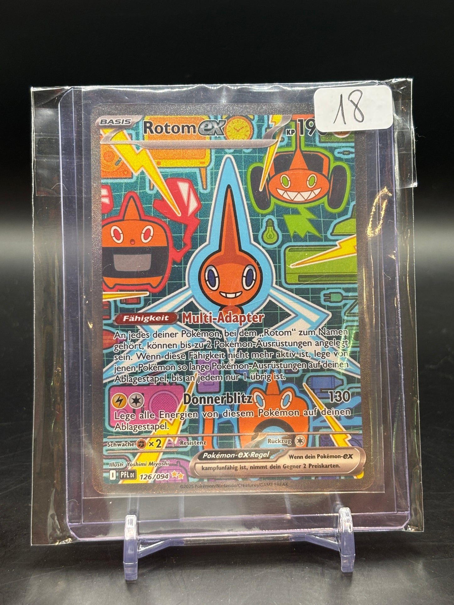 Pokemon Fatale Flammen Rotom ex Alt Art 126/094 NM