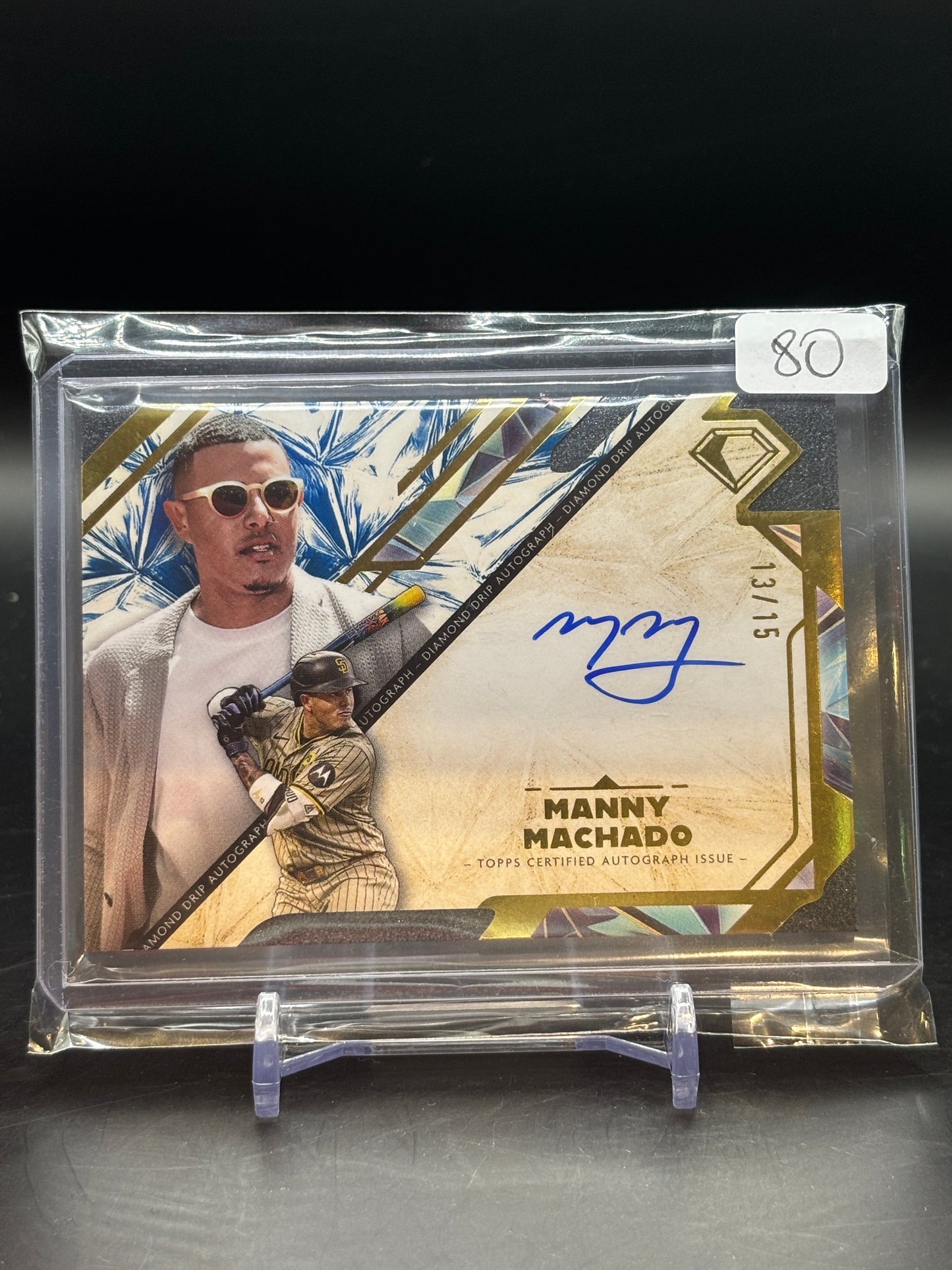 2025 Topps Diamond Icons Manny Machado Blue Auto 13/15