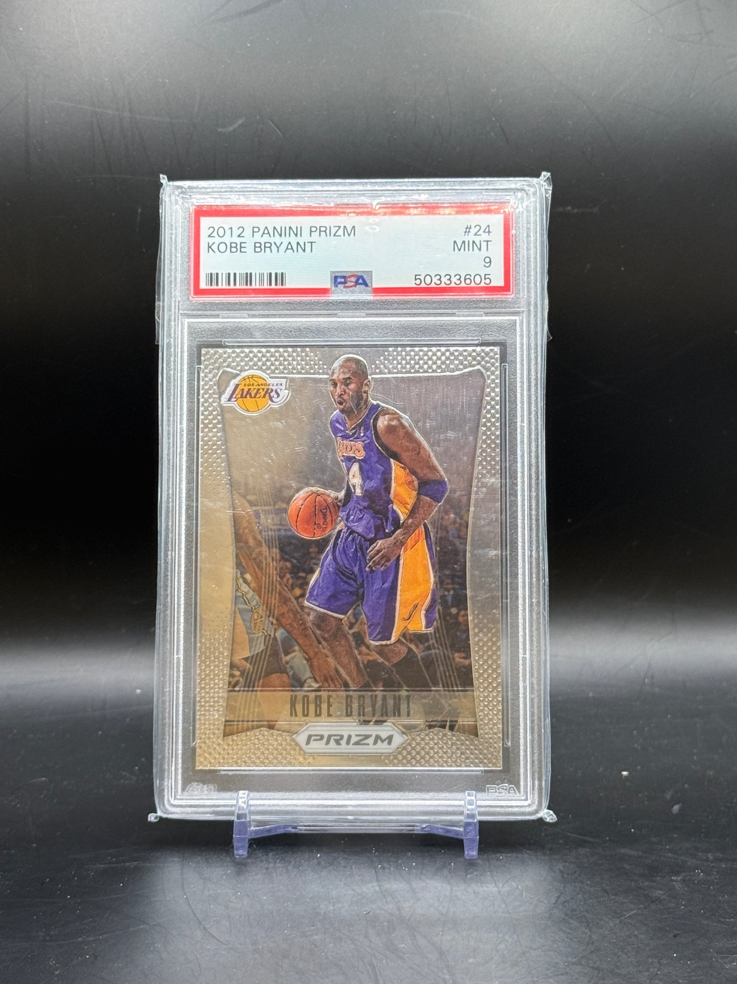 2012 Panini Prizm NBA Kobe Bryant Los Angeles Lakers PSA 9 50333605