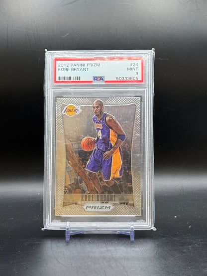 2012 Panini Prizm NBA Kobe Bryant Los Angeles Lakers PSA 9 50333605