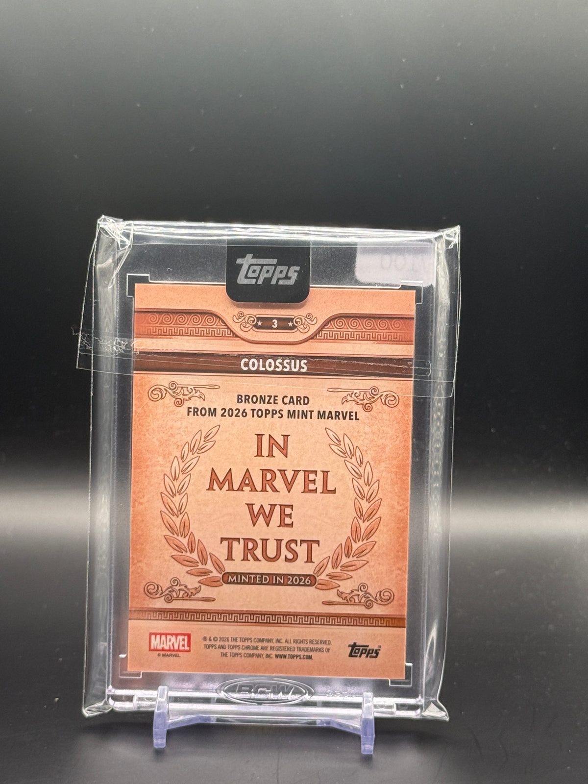 2026 Topps Mint Marvel Colossus 029/100