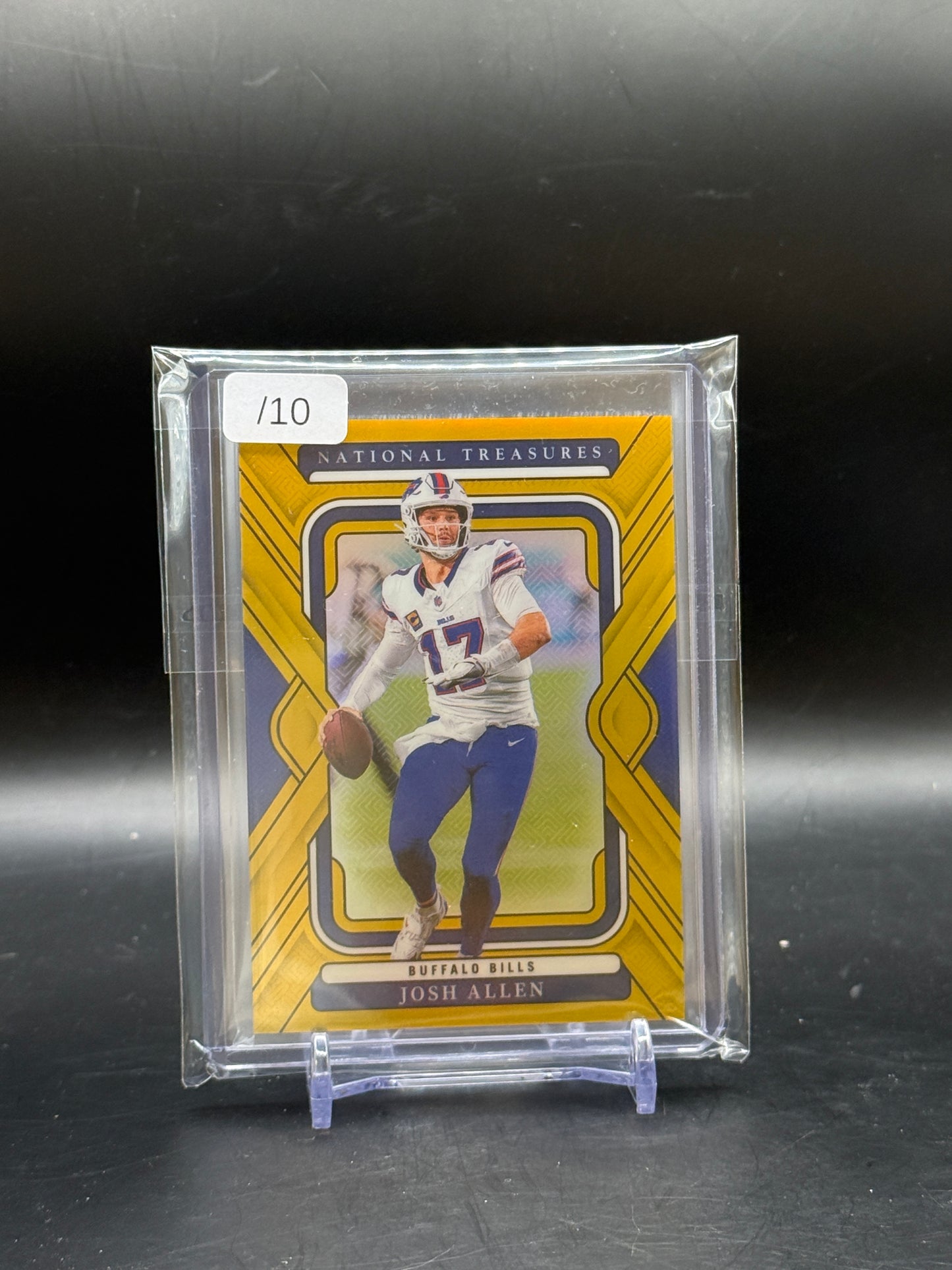 2024 Panini National Treasures NFL Josh Allen Buffalo Bills Gold 04/10