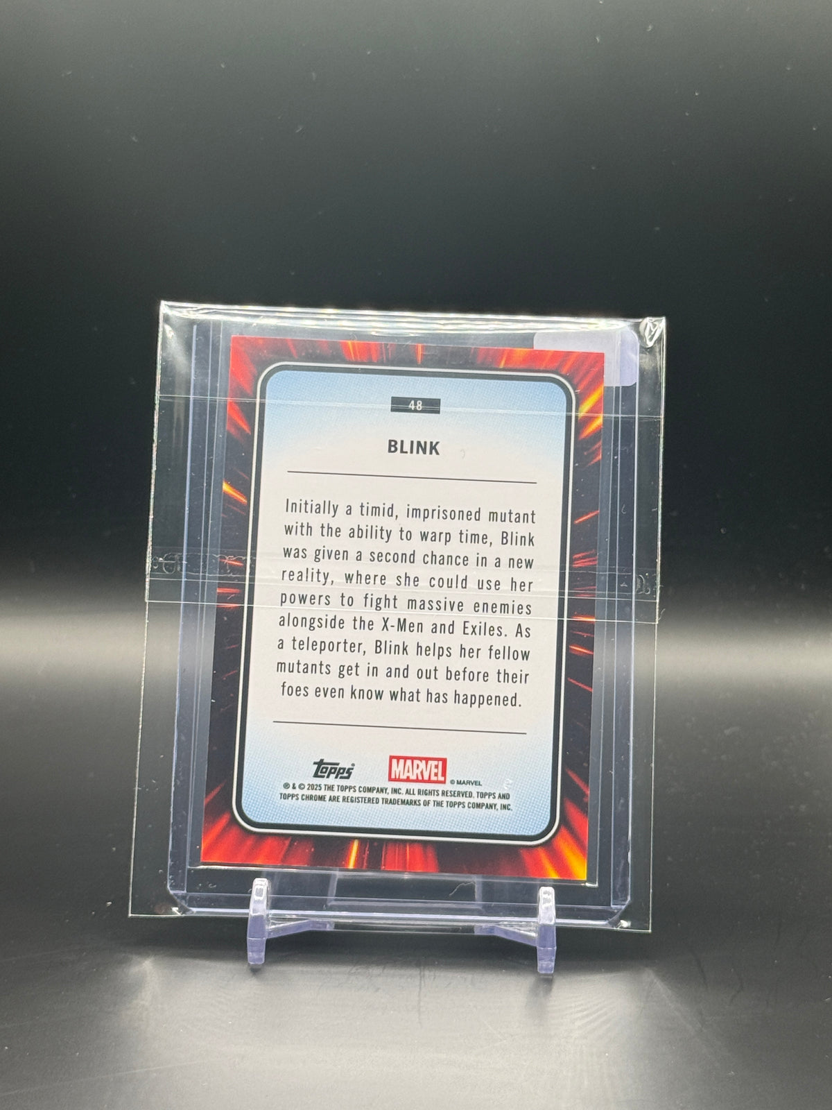 2025 Topps Chrome Marvel Comics Blink Rose Gold Mini Diamonds 20/40