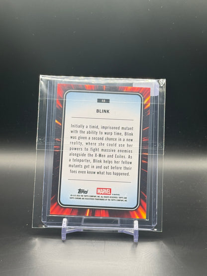 2025 Topps Chrome Marvel Comics Blink Rose Gold Mini Diamonds 20/40