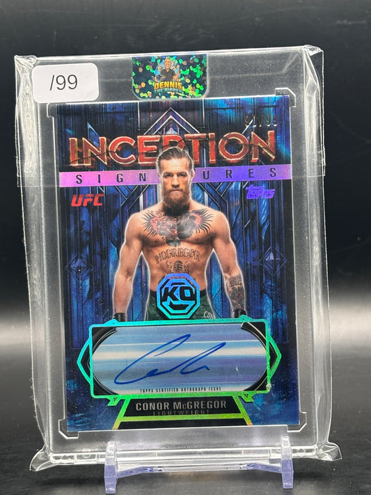 2026 Topps Knockout UFC Conor McGregor Inception Signatures Auto 90/99