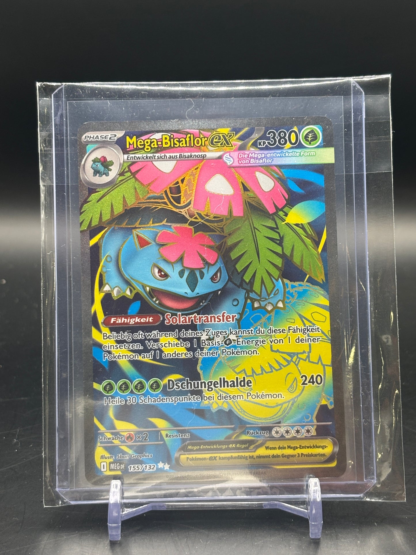 Pokemon Mega Entwicklung Mega-Bisaflor ex Full Art 155/132 NM
