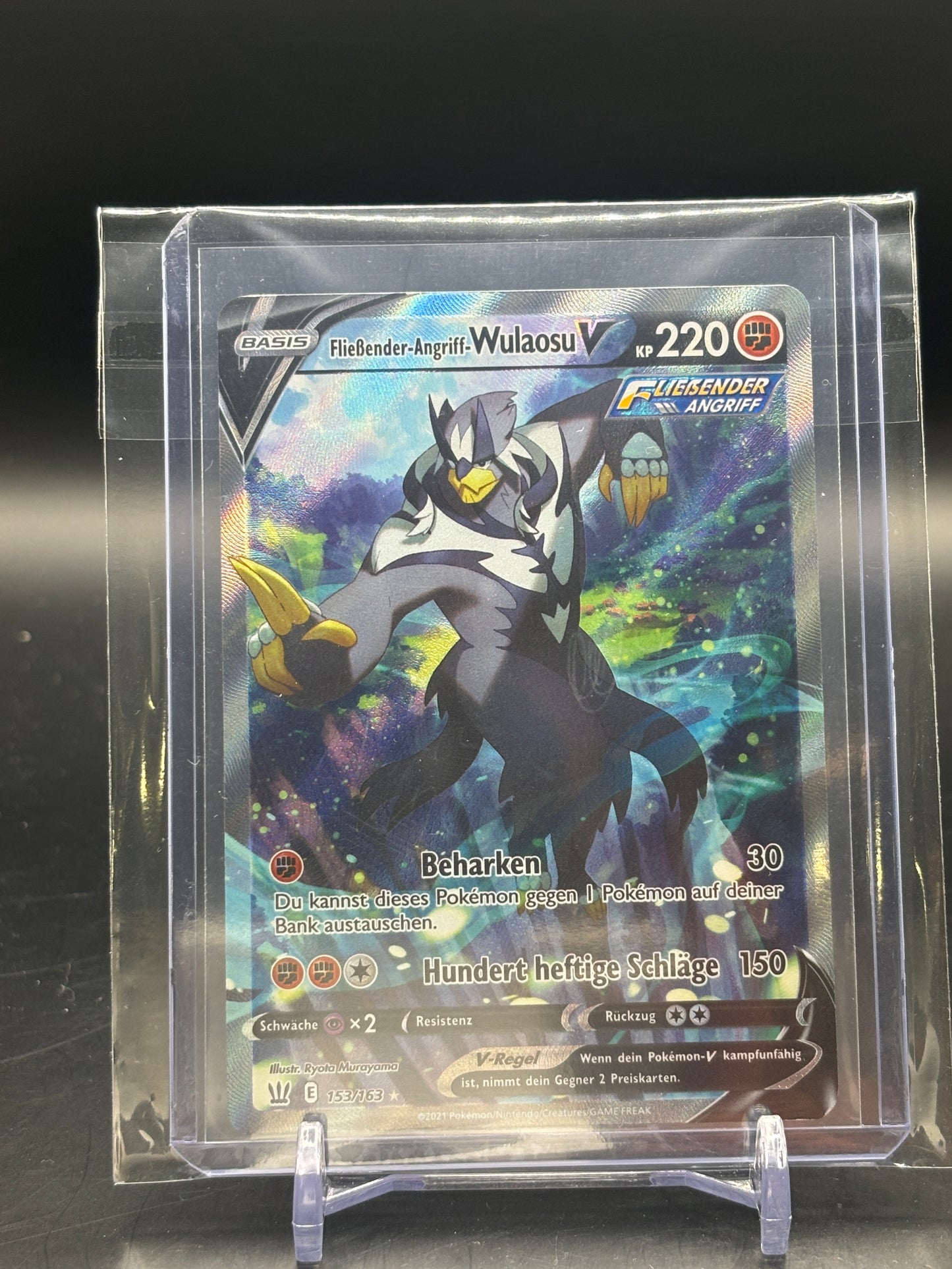 Pokemon Kampfstile Fließender-Angriff-Wulaosu V Alternate Art NM