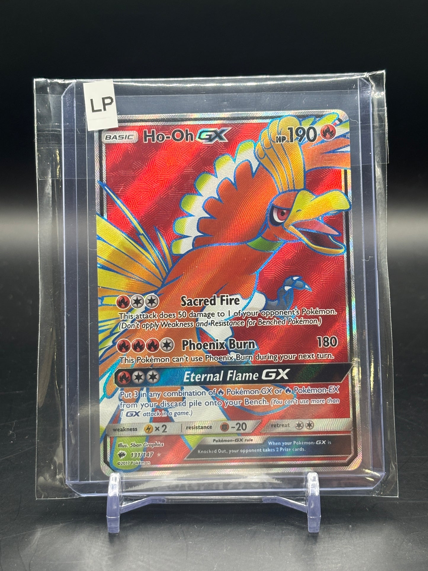 Pokemon Burning Shadows Ho-Oh GX Full Art EN LP