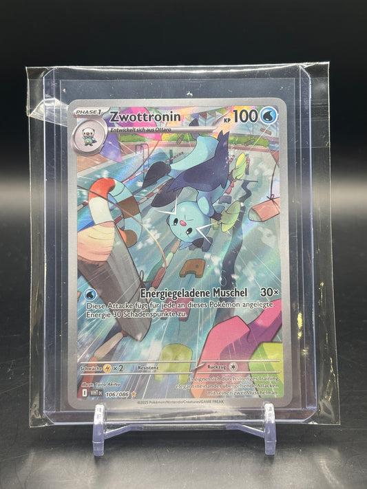 Pokemon Weiße Flammen Zwottronin Illustration Rare NM