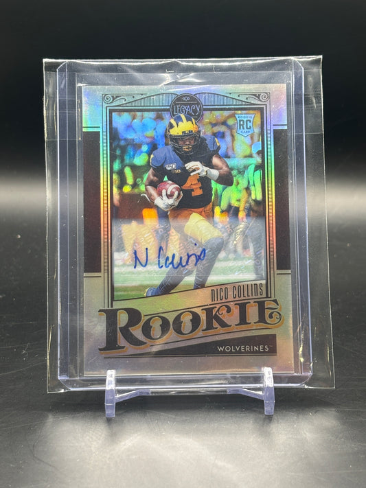 2021 Panini Chronicles Legacy Nico Collins Auto RC