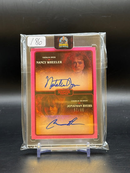 2023 Topps Stranger Things 4 Nancy Wheeler + Jonathan Byers 57/86