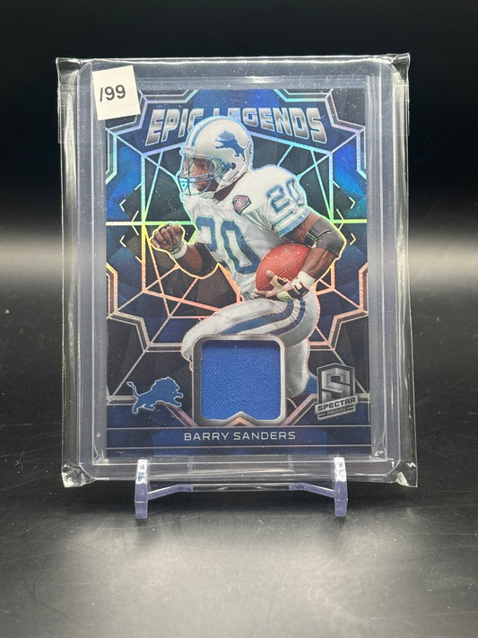 2022 Panini Spectra Barry Sanders Epic Legends Relic 48/99