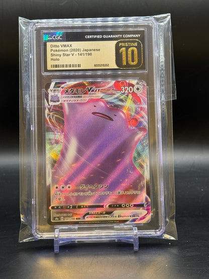 2020 Pokemon Ditto Vmax Shiny Star V 141/190 Holo CGC 10 / 6025215252