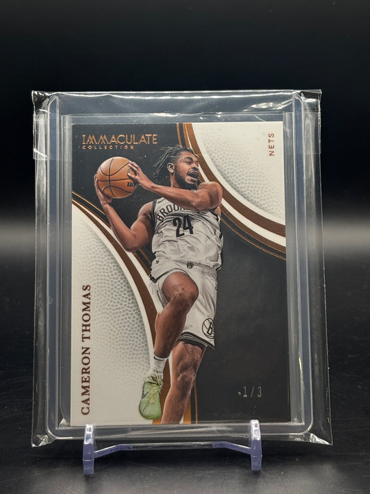 2024/25 Panini Immaculate Cameron Thomas Bronze 1/3