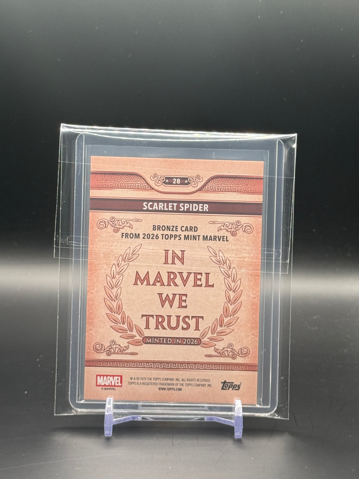 2026 Topps Mint Marvel Scarlet Spider