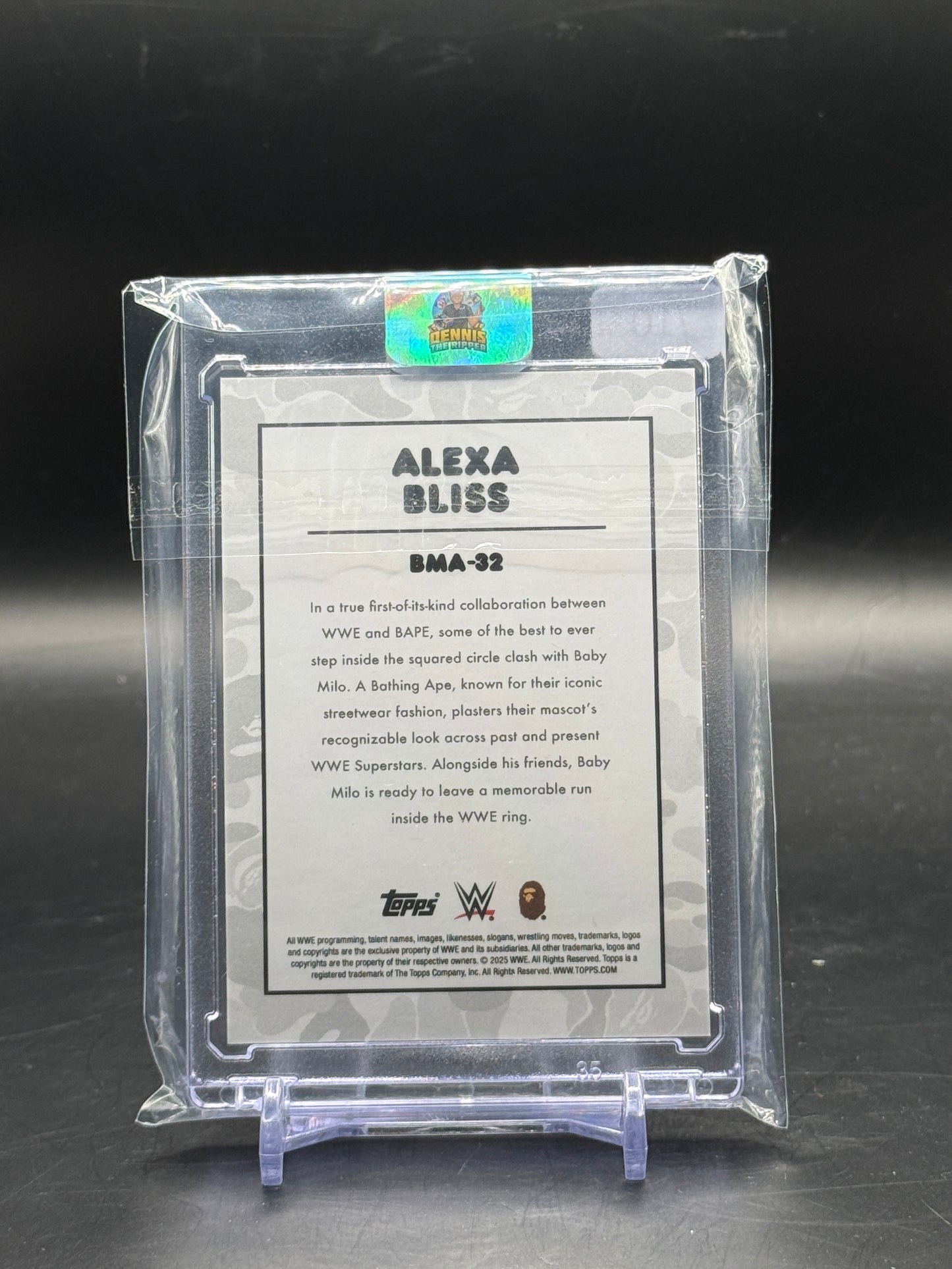 2025 Topps WWE Babe Alexa Bliss Baby Milo 08/10