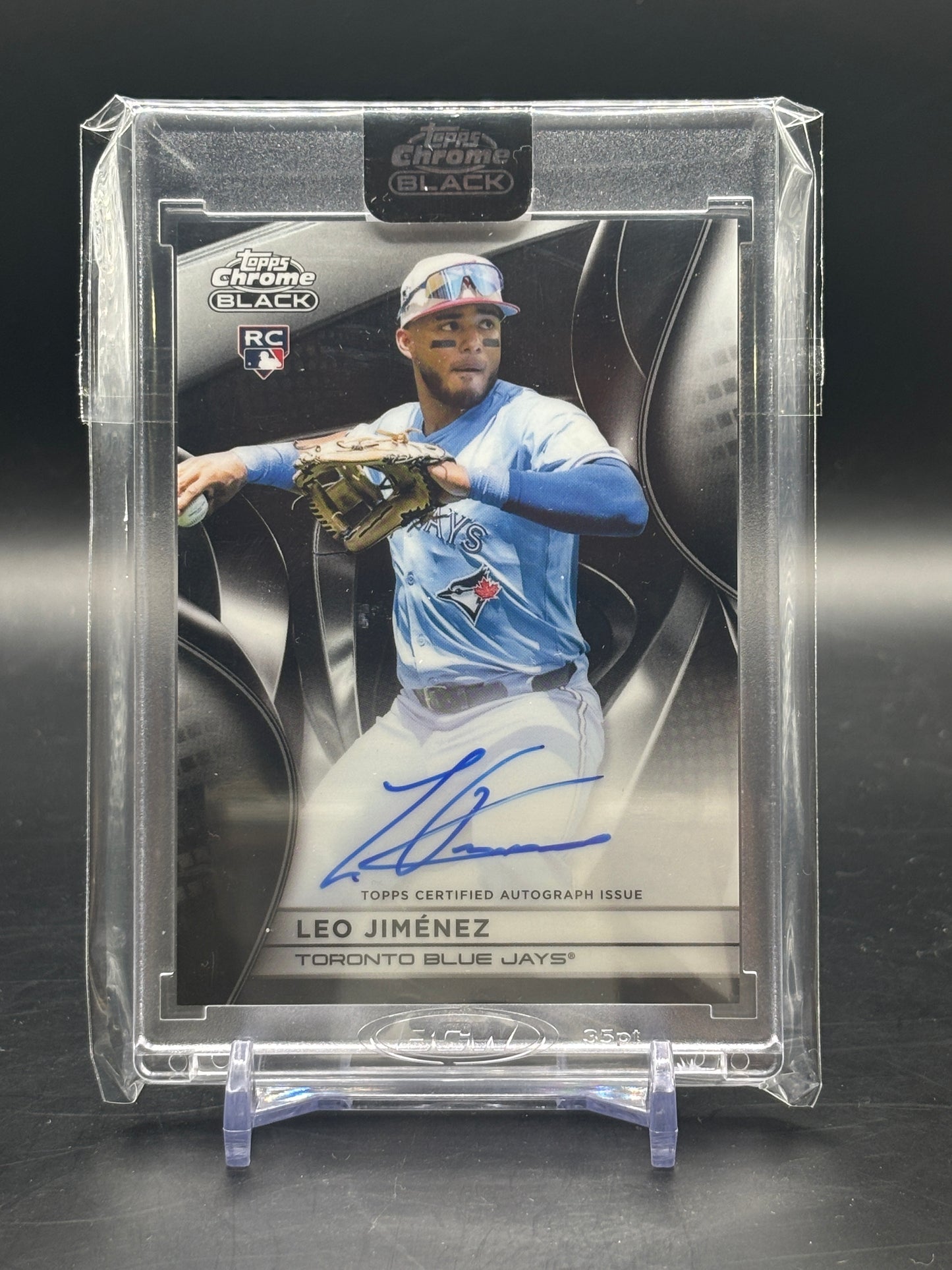 2025 Topps Chrome Black Leo Jimenez Auto RC