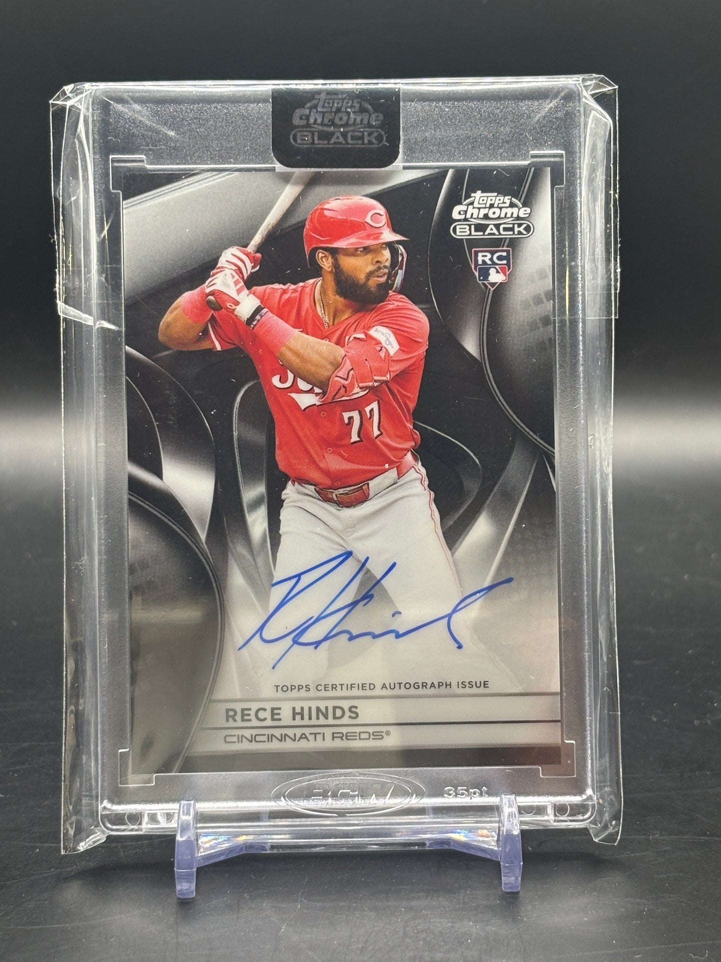 2025 Topps Chrome Black Rece Hinds Auto RC