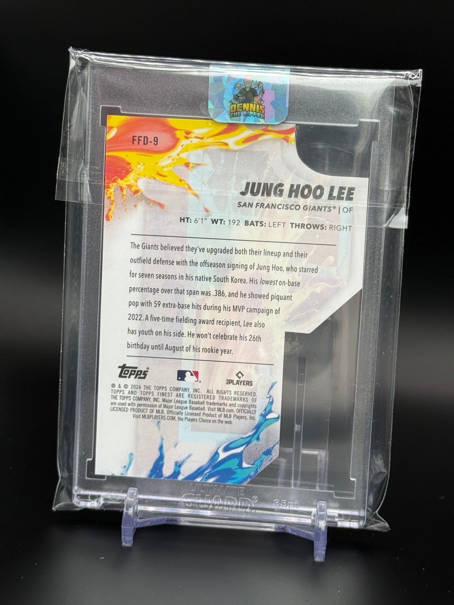 2024 Topps Finest MLB Jung Hoo Lee San Francisco Giants Finest Firsts Die-Cut