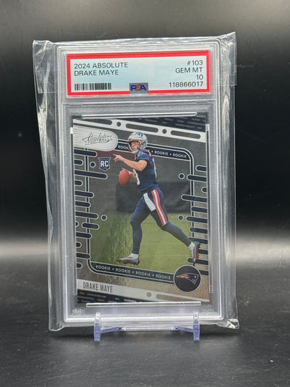 2024 Panini Absolute Drake Maye New England Patriots #103 22/49
