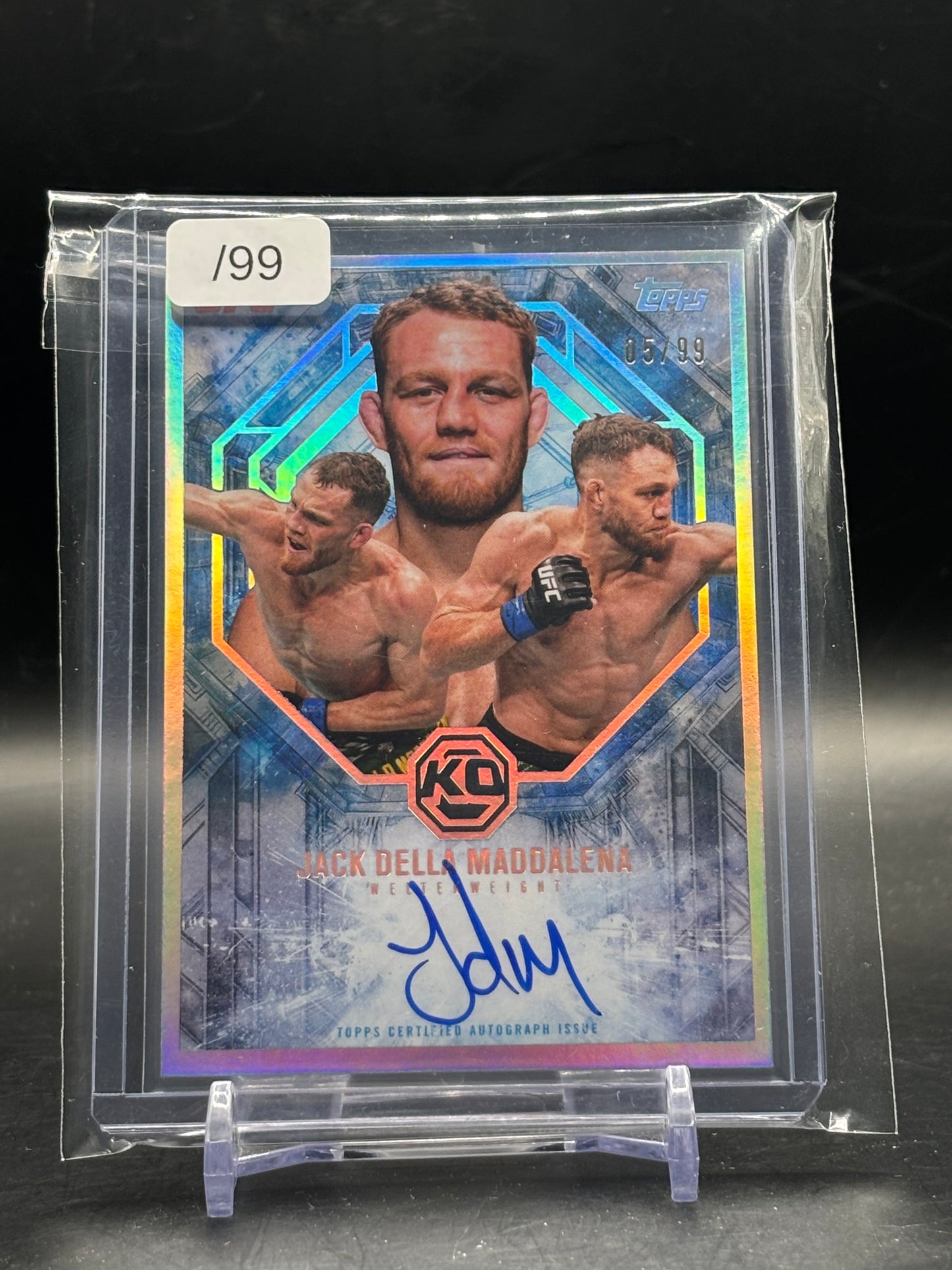 2026 Topps Knockout UFC Jack Della Maddalena Collageagraphs Auto 05/99