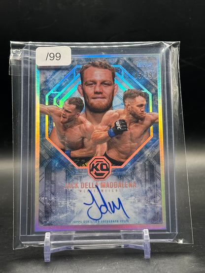 2026 Topps Knockout UFC Jack Della Maddalena Collageagraphs Auto 05/99