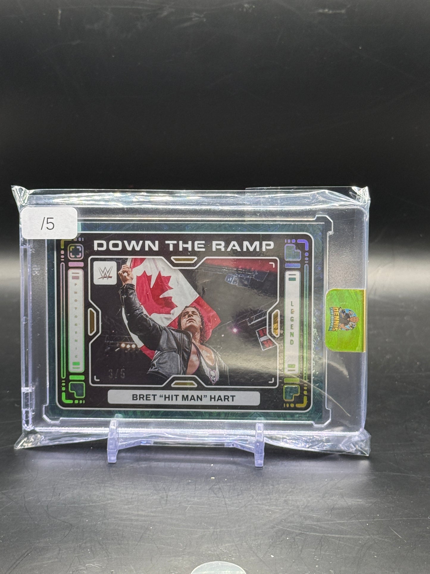 2024 Panini Photogenic WWE Bret "Hit Man" Hart Down the Ramp 3/5