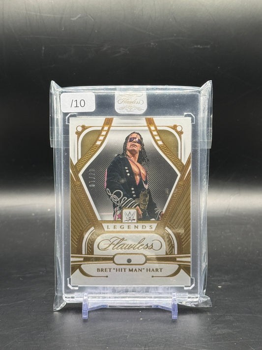 2024 Panini Flawless WWE Bret "Hit Man" Hart Legends Diamond 7/10