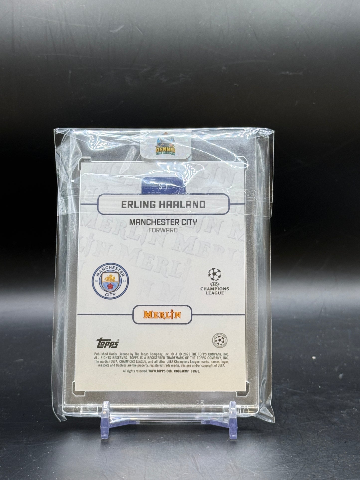 2024-25 Topps Merlin UCC Erling Haaland Manchester City The Shiny