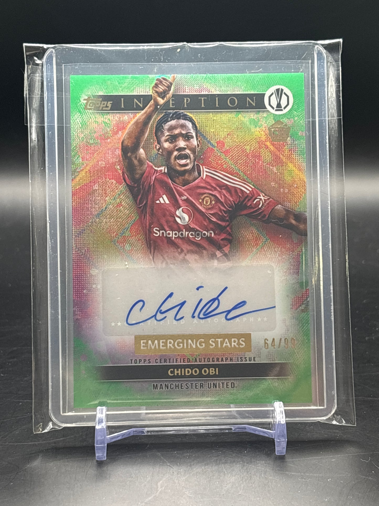 2024/25 Topps Inception Chido Obi Green Auto 64/99 RC
