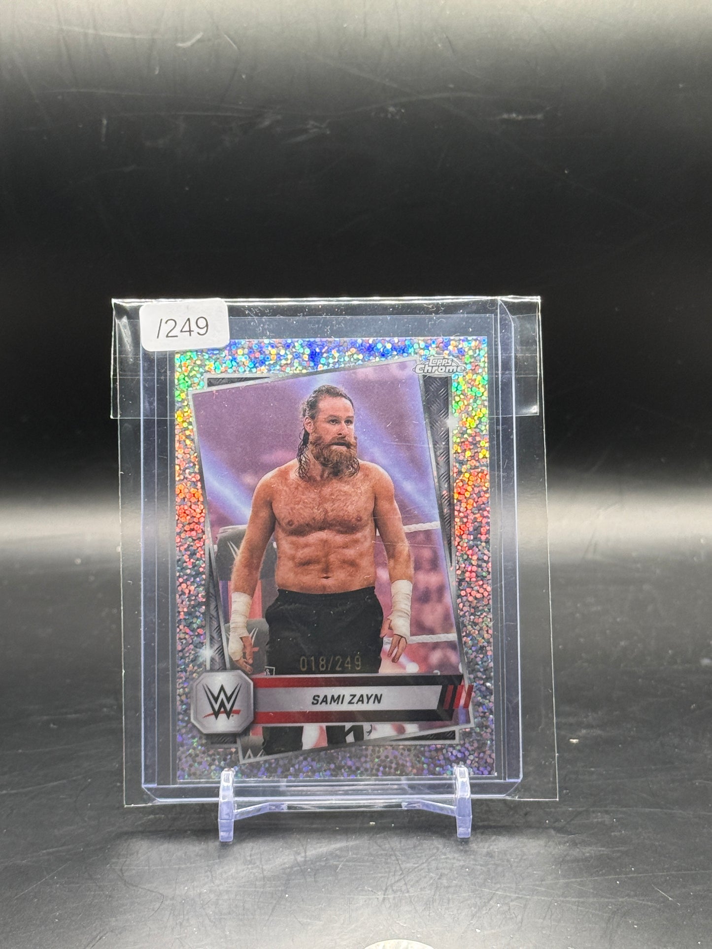 2025 Topps Chrome WWE Sami Zayn 018/249