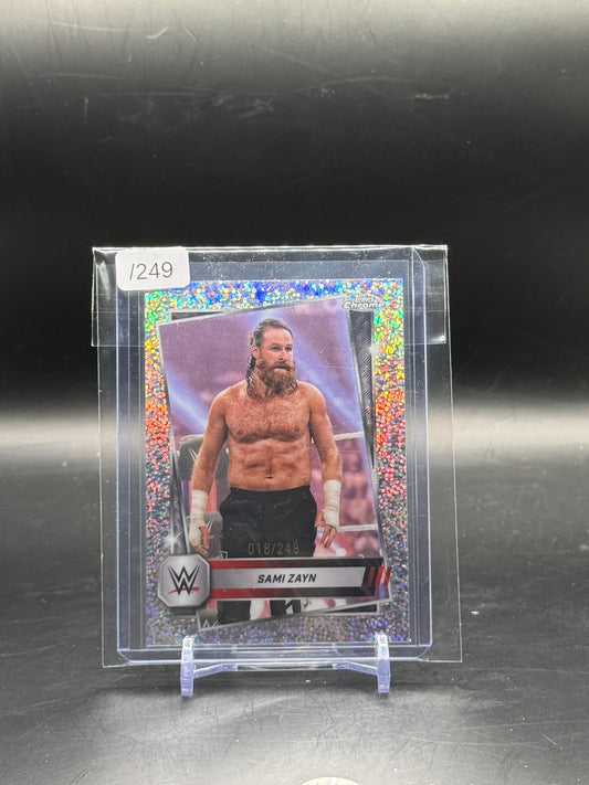 2025 Topps Chrome WWE Sami Zayn 018/249