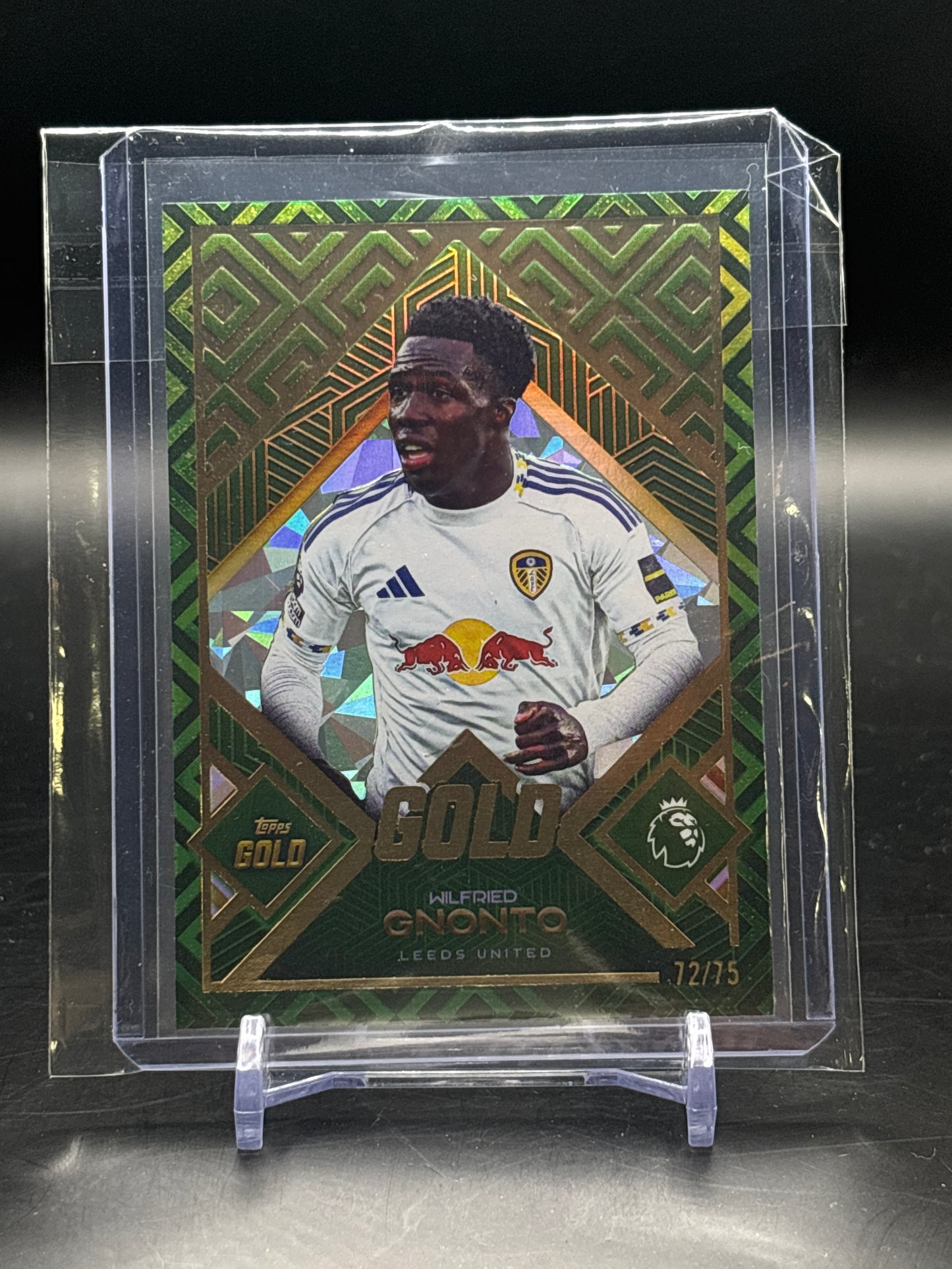 2025 Topps Gold PL Wilfried Gnonto Green 72/75
